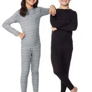 BRAND New 32 Degrees Heat Kids Base Layer/Pajama Set Size M